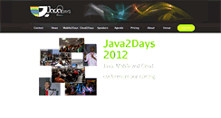 Desktop Screenshot of 2011.java2days.com