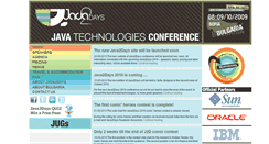 Desktop Screenshot of 2009.java2days.com